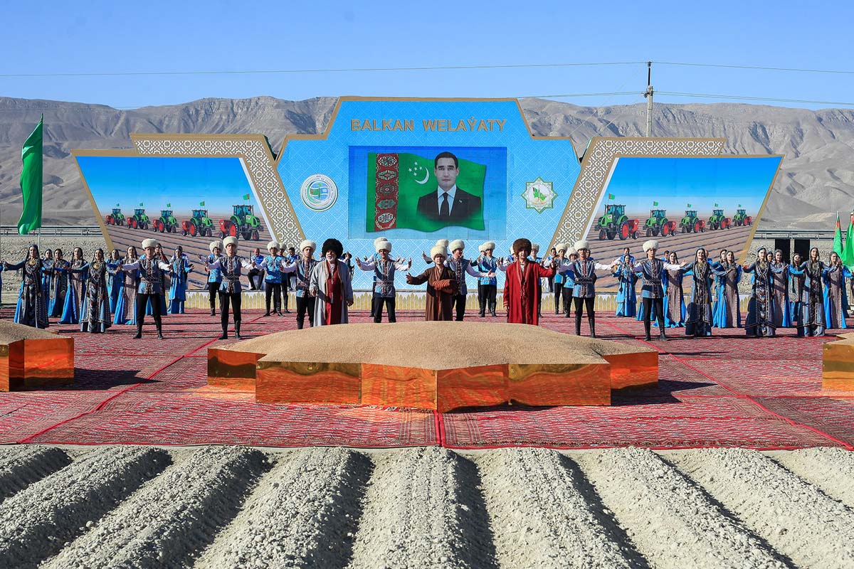 Winter wheat sowing has begun in Turkmenistan